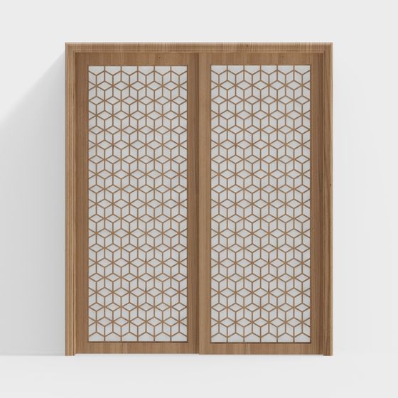 Geometric Door 3D model