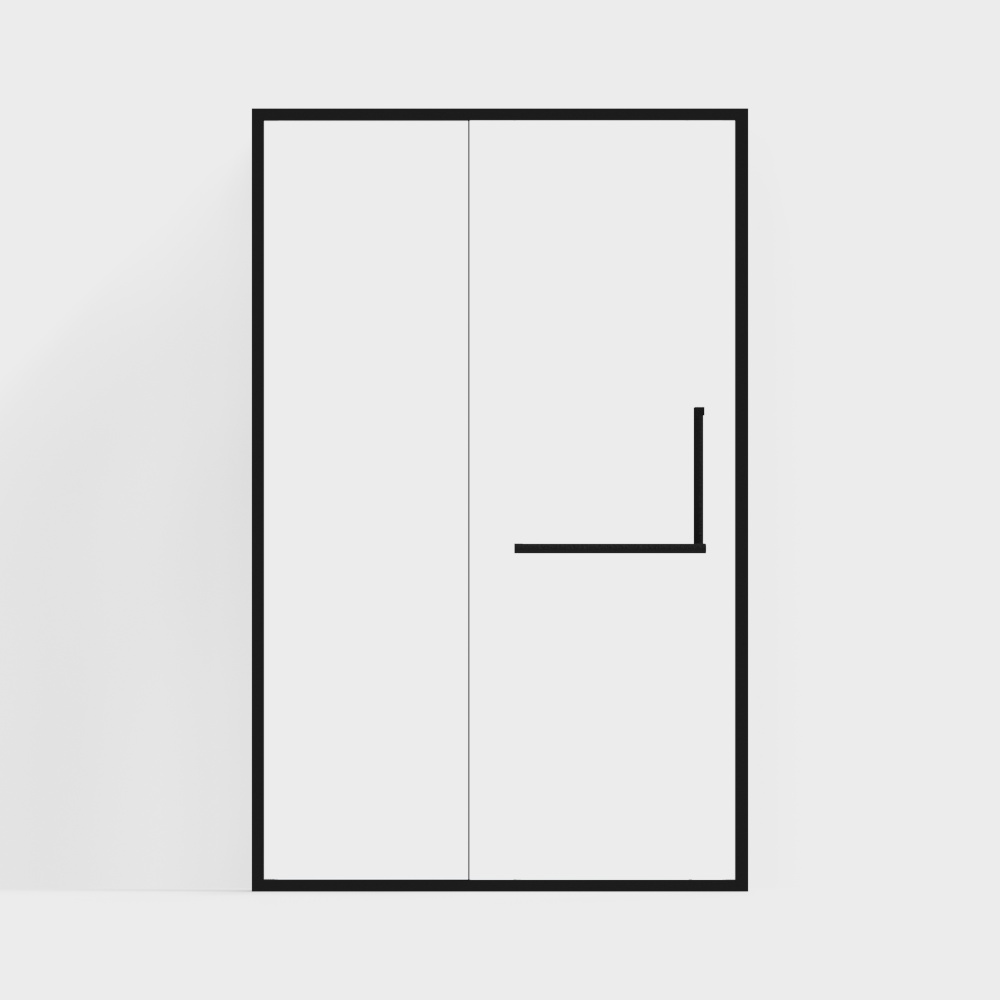 Modern Glass Bathroom Door