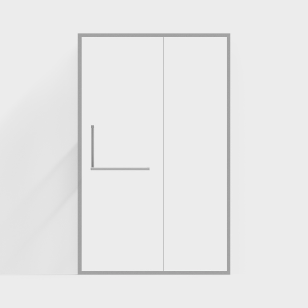 Modern Glass Bathroom Door