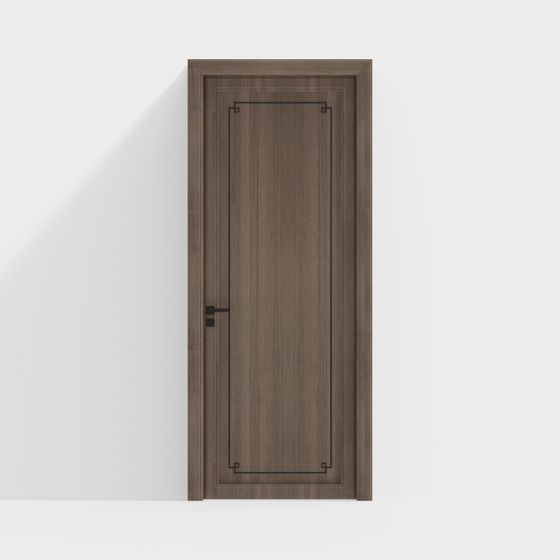 Urban Elegance Door 3D model for Modern Spaces