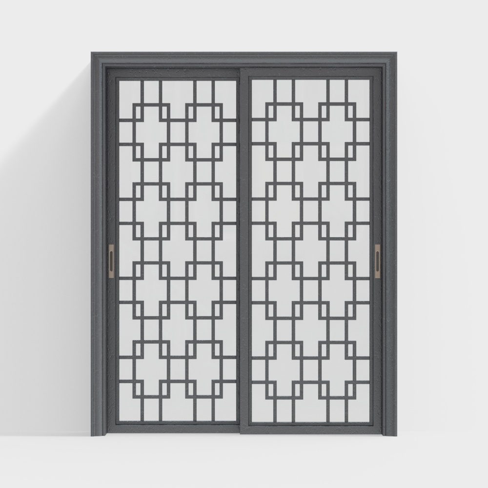 New Chinese-Style Sliding Door