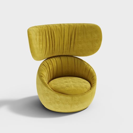 Trendy Low-Polygon Armchair 3D model