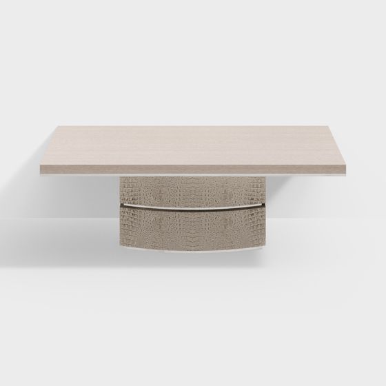 Crocodile Storage Table 3D model