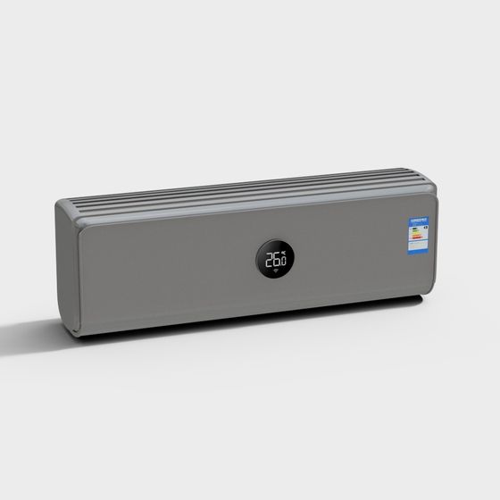 Smart Air Conditioner 3D model for Modern Interiors