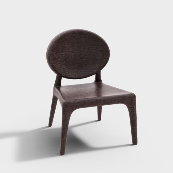 Curved Seat 3D model for Modern Interiors