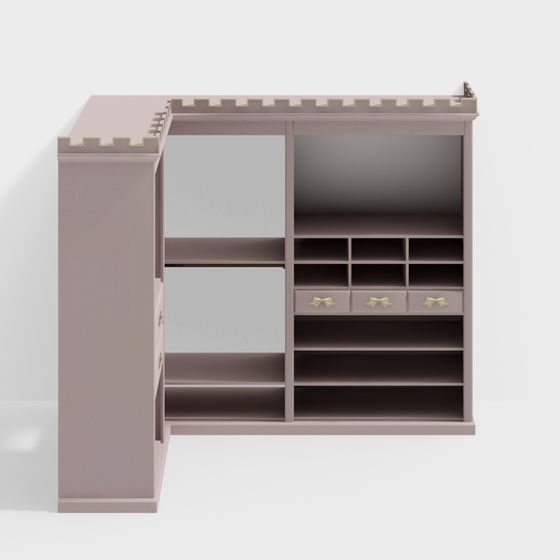 Dreamy Wardrobe 3D model for Magical Spaces