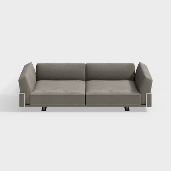 Modern Minimalist 3D Sofa Model