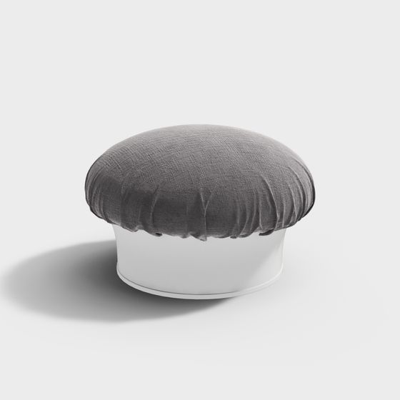 Comfortable Round Stool 3D model