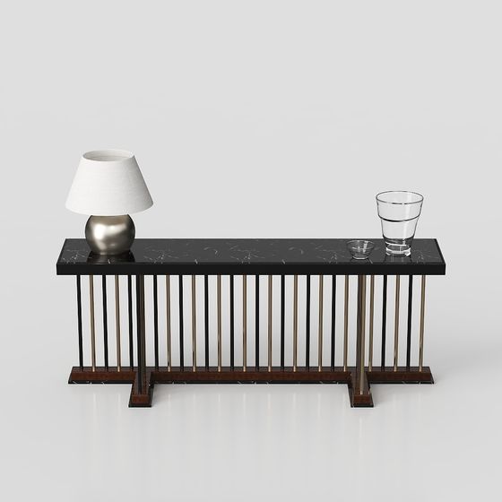 Urban Luxury Reception Desk 3D model