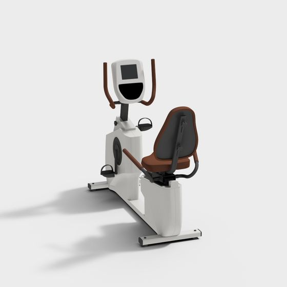 Ergonomic 3D Fitness Bike Model for Modern Spaces