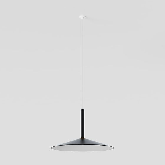 Elegant Minimalist Pendant Light 3D model