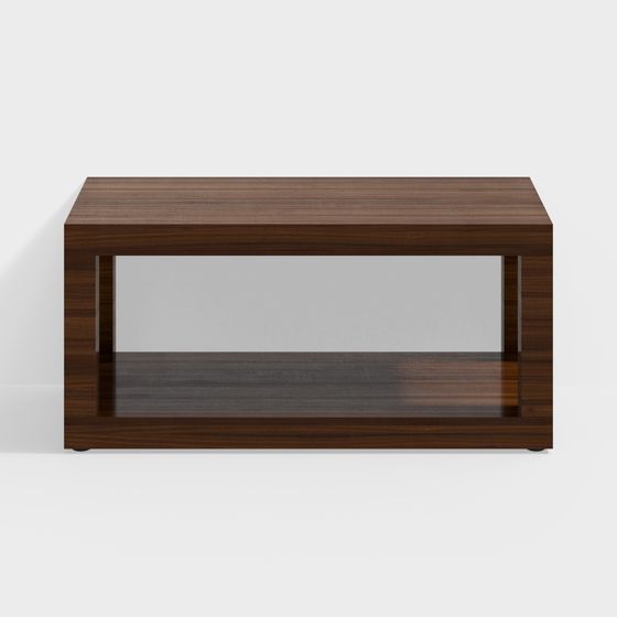 Contemporary Urban Wooden Coffee Table 3D model