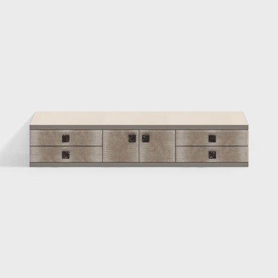 Urban Minimalist TV Stand 3D model