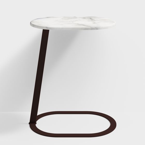 Marble Side Table 3D model
