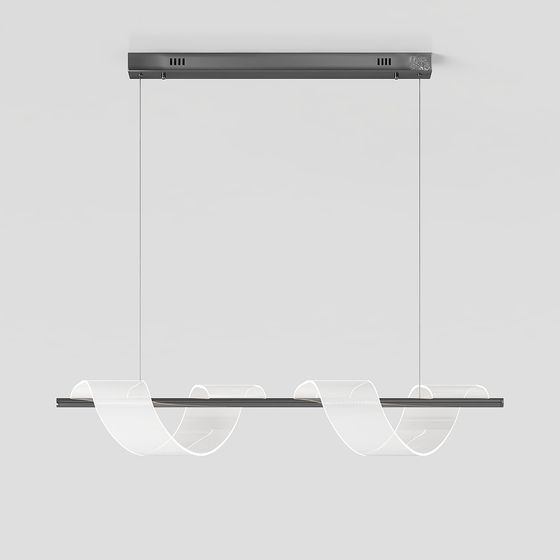 Modern Suspended Lamp 3D model