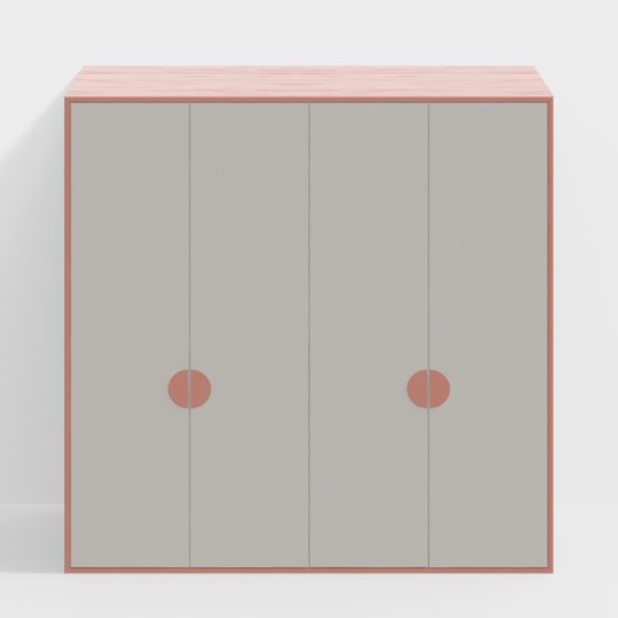 Urban Alley Storage Cabinet 3D model