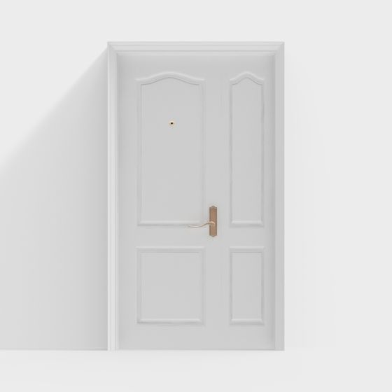 Stylish 3D Door Model Inspired by European Design