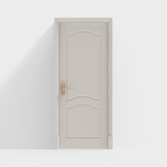 Elegant Classical 3D Door Model