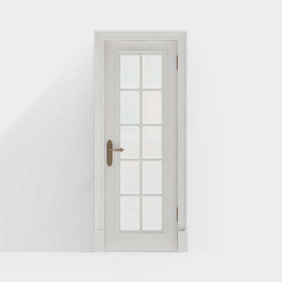 Elegant 3D Door Model Inspired by Classic European Design