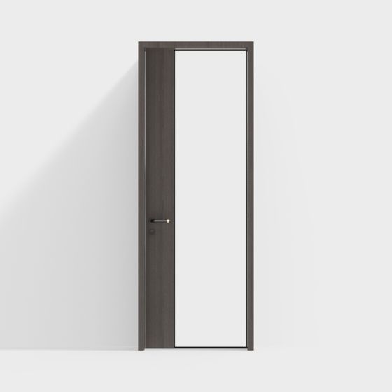 Stylish Wooden Door 3D model