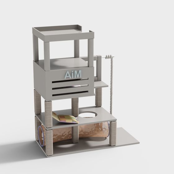 City Cat Tower 3D model for Modern Interiors