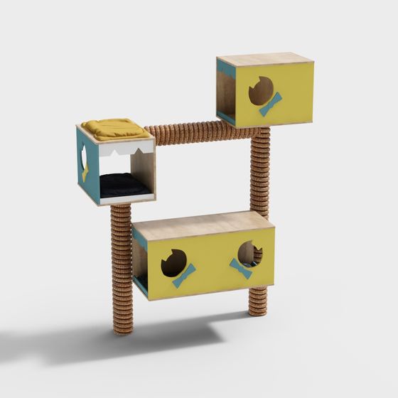 Thang cho mèo hiện đại