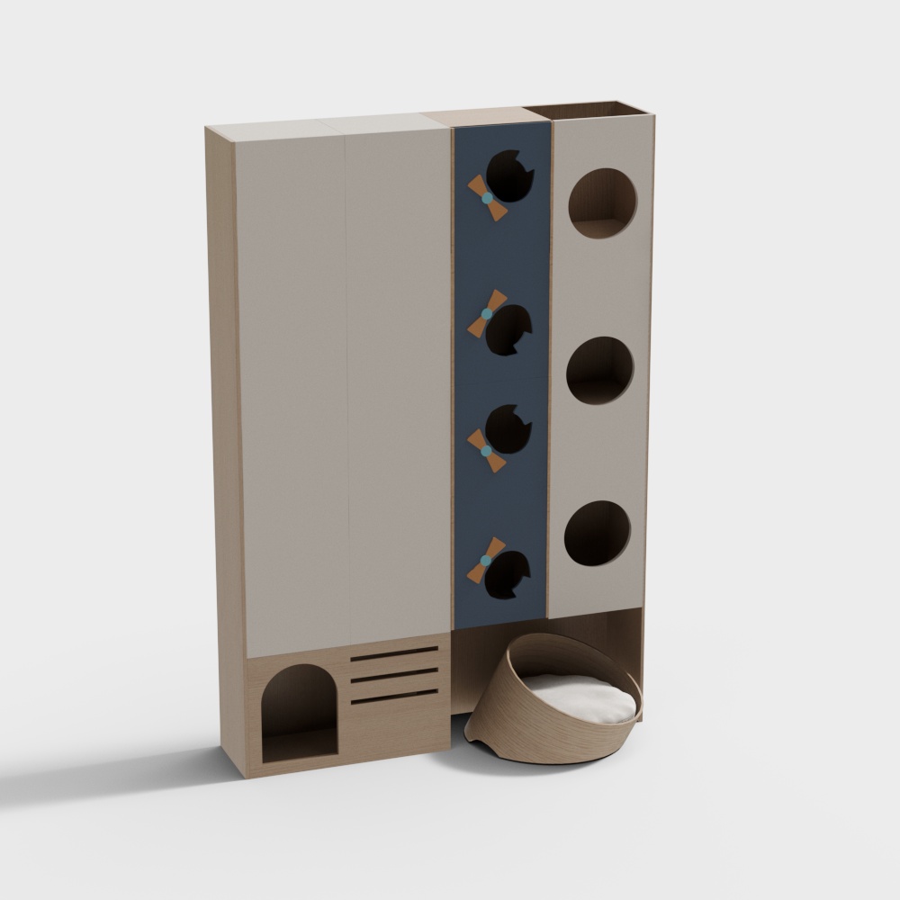Urban Cat House 3D model