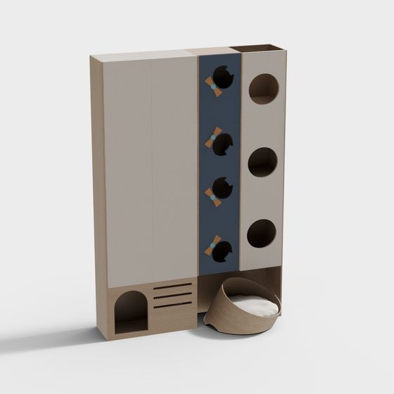 貓咪在櫃子裡玩