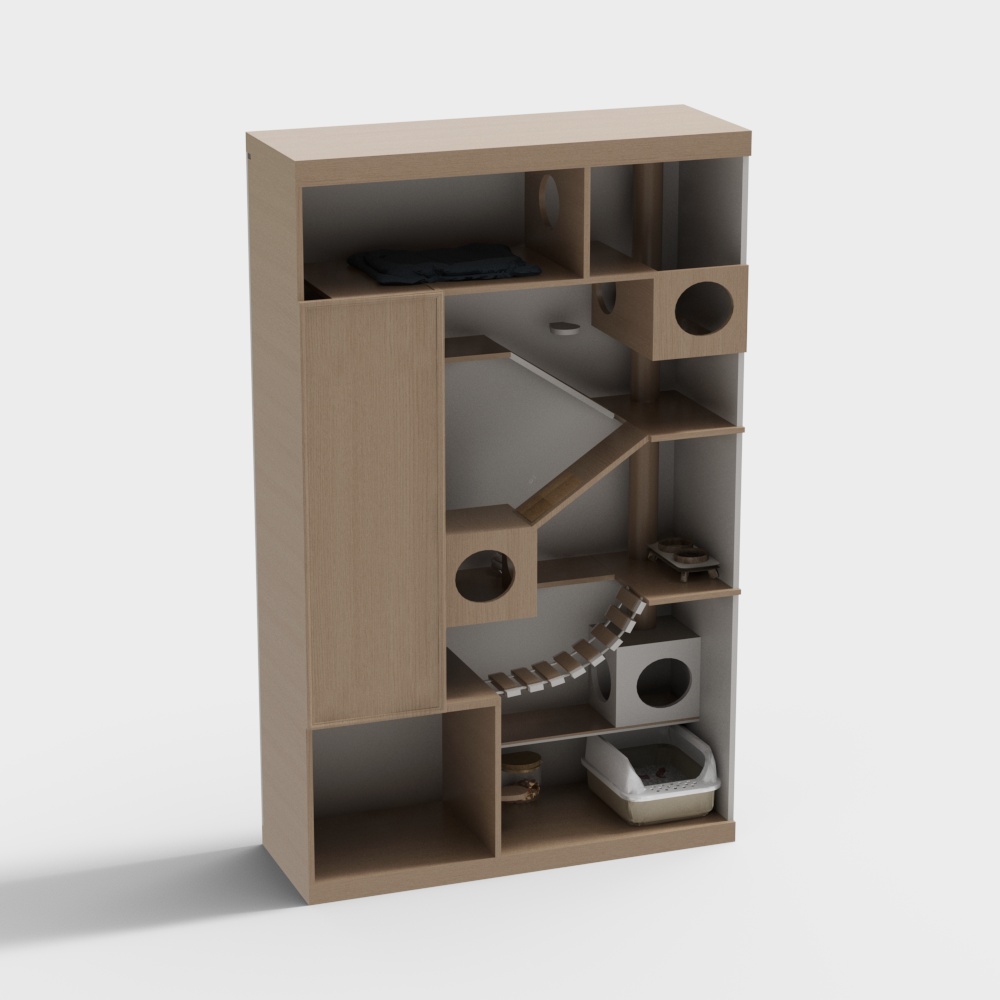Cozy Cat Paradise 3D model for Modern Interiors