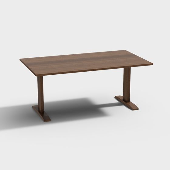 Stylish Urban Work Table 3D model for Creative Projects
