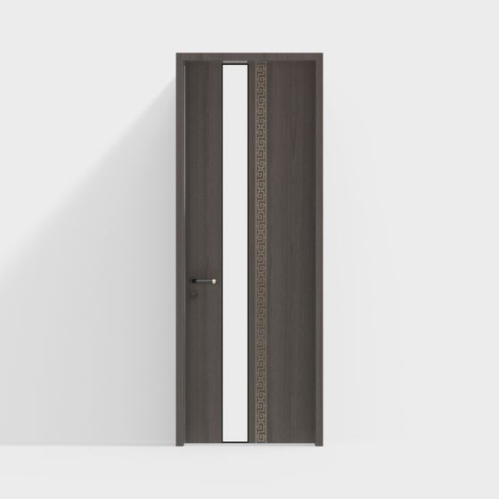 Exquisite Wooden Door 3D model
