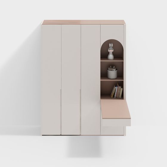 Urban Storage Cabinet 3D model for Modern Spaces