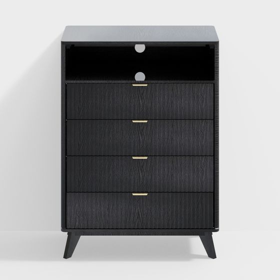Mid-Century Modern Dresser 3D model