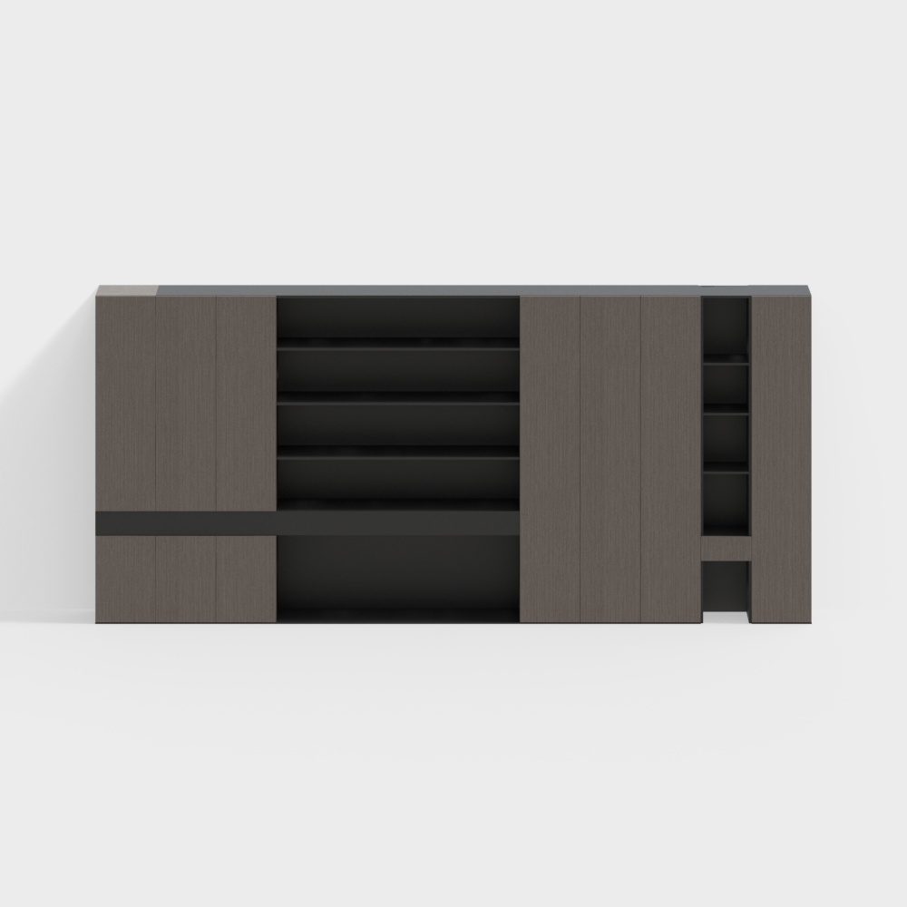 Современная книжная полка в итальянском стиле