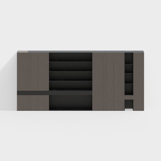 Современная книжная полка в итальянском стиле