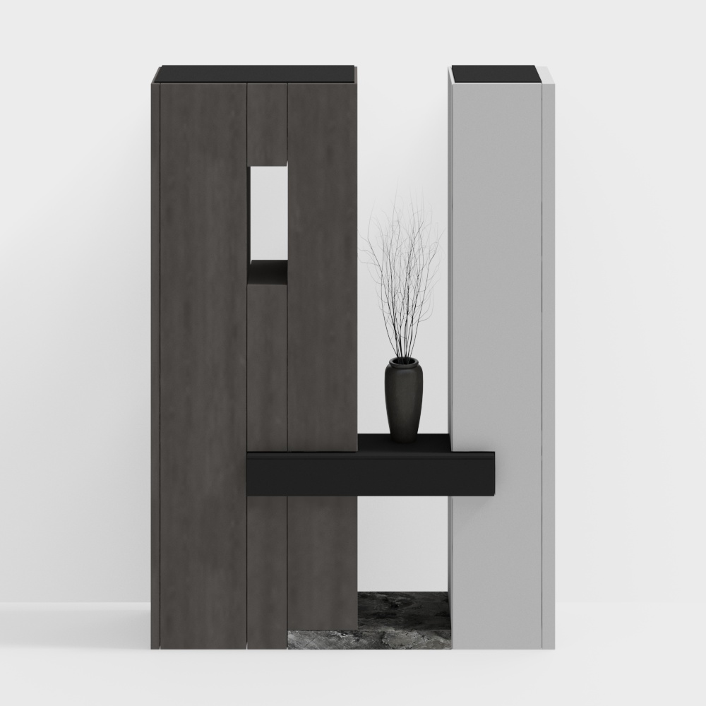Modern Foyer Partition Cabinet