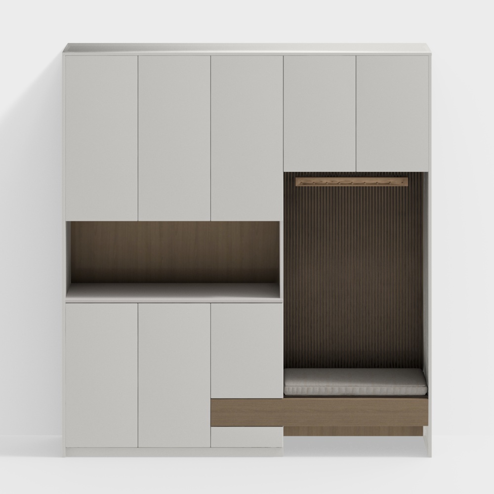 Modern Foyer Shoe Cabinet