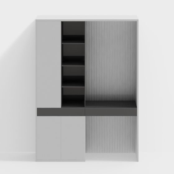 City Window Cabinet 3D model