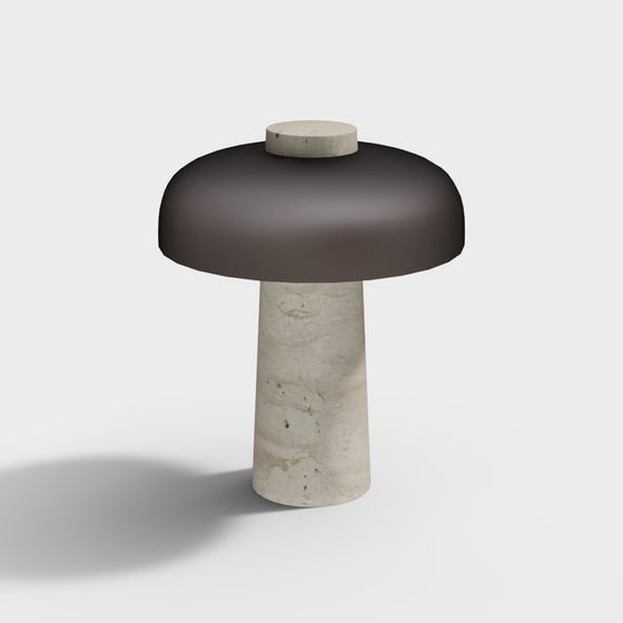 Mushroom Lamp 3D model