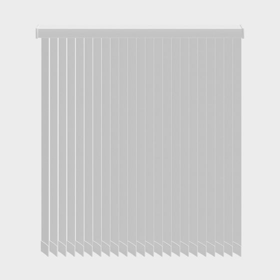 Low-Polygon Blinds 3D Model for Modern Design