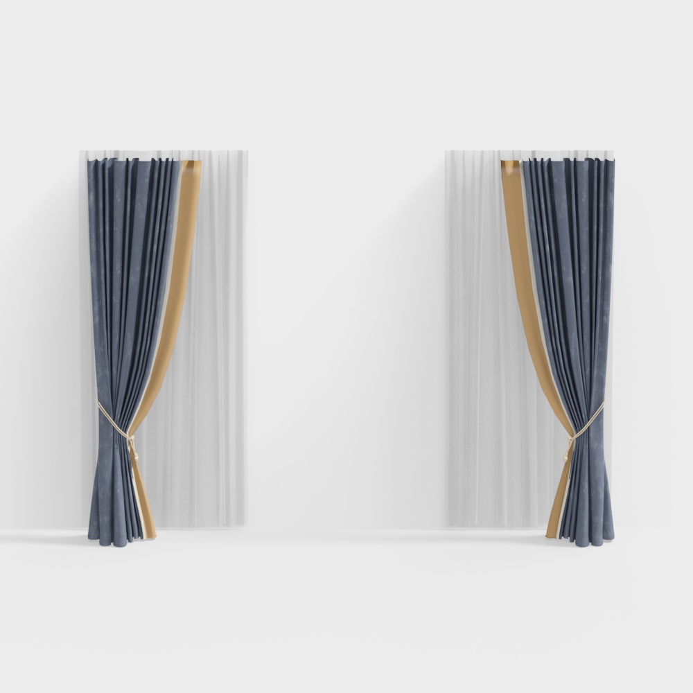 Neo-Chinese Style Curtain