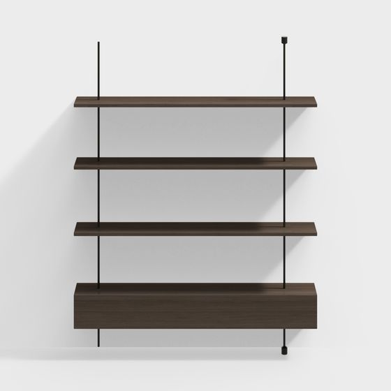 Urban Shelf 3D model for Modern Interiors
