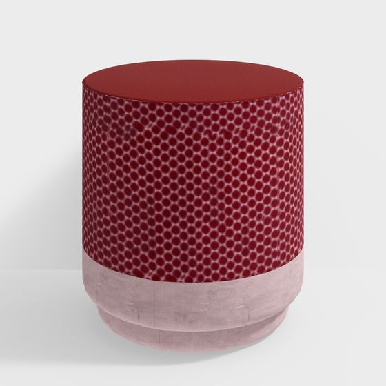Unique Honeycomb Stool 3D model for Modern Design