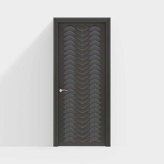Geometric Light and Shadow Door 3D model