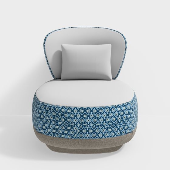 Elegant Modern Chair 3D model for Contemporary Spaces