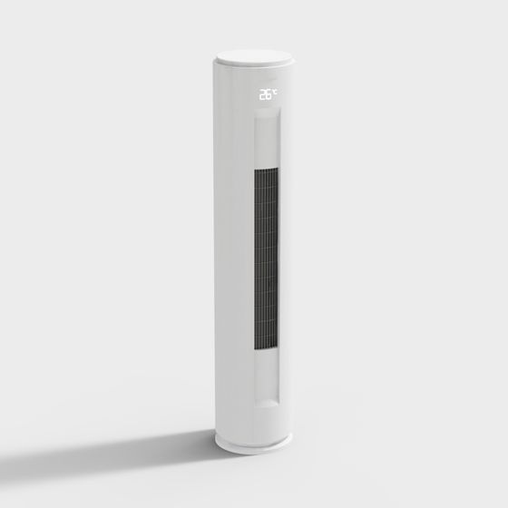 Sleek Intelligent Air Conditioner 3D model