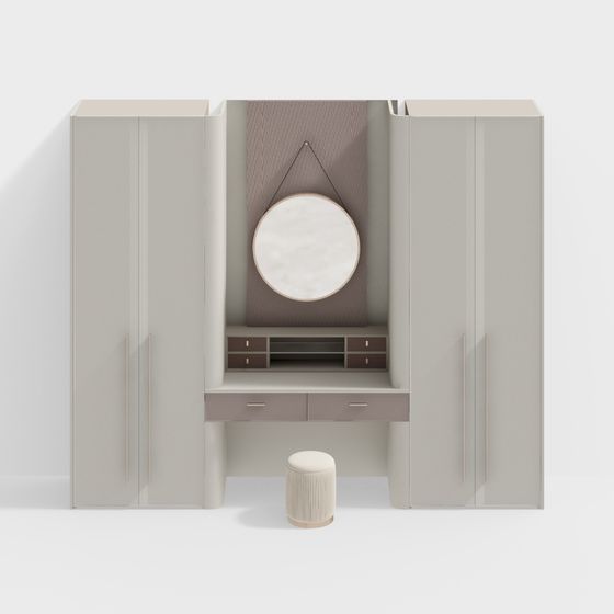 Modern Minimalist Dressing Table 3D model
