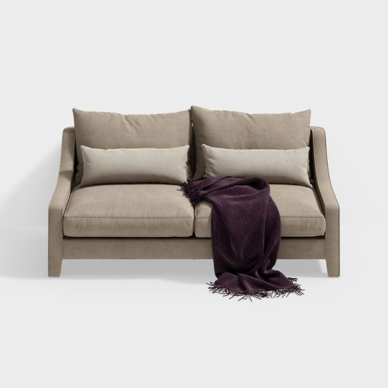 Cozy Corner 3D model Sofa