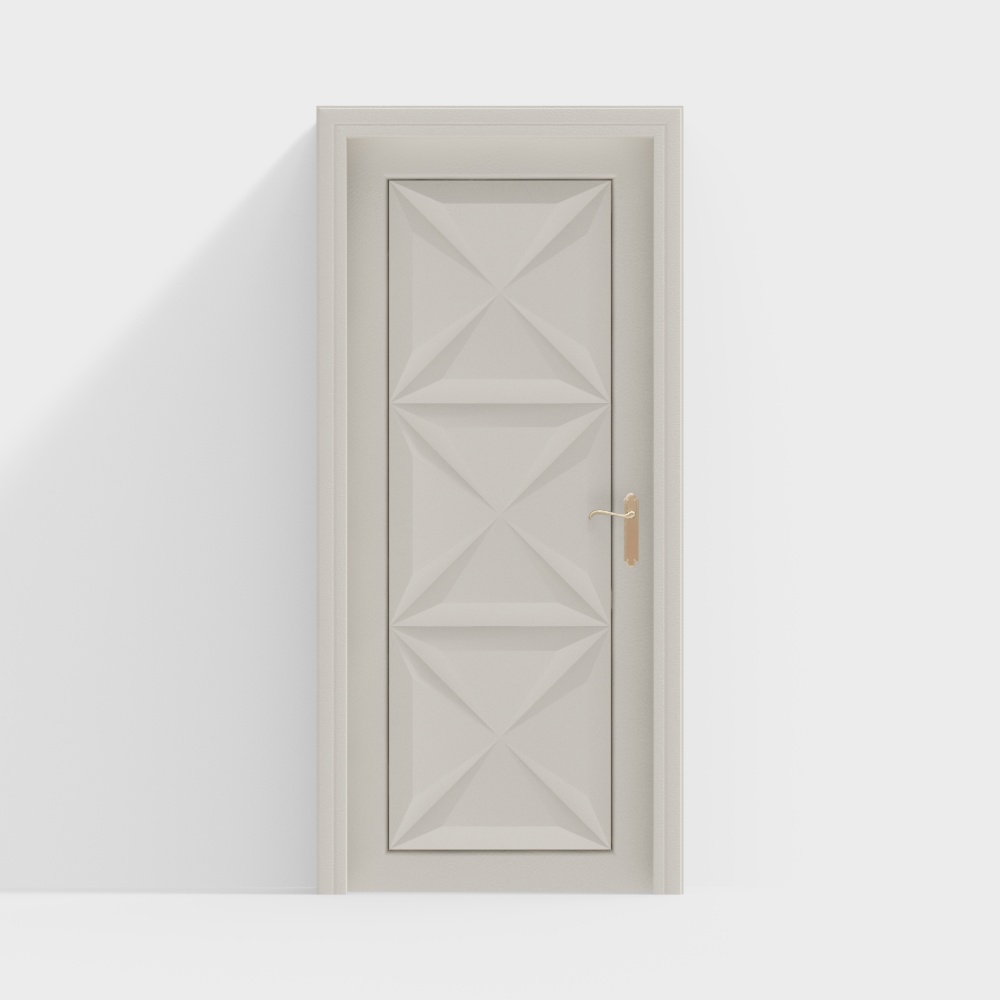 Modern Cream Style Single Door