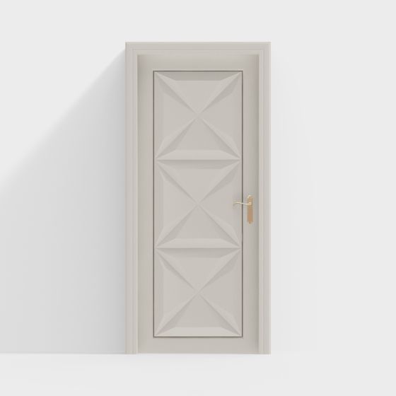 Modern Minimalist Door 3D model